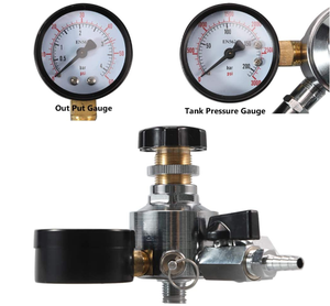 Uweld Hot Sales CGA320 Duplo calibre <span class=keywords><strong>CO2</strong></span> Cerveja regulador com Válvula De Alívio Casa Barril De Cerveja - Product Image 4