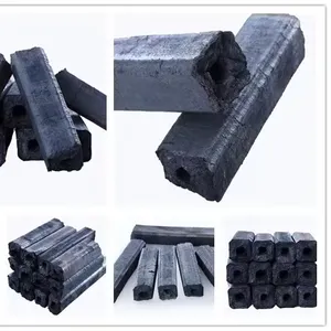 Harga Terbaik Arang Briquette Serbuk Kayu Persegi/Heksagonal untuk BBQ