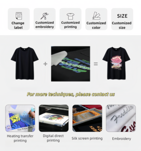 Camiseta de algodón grueso para hombre, 240 g/m², 100 % algodón, camisetas personalizadas para hombre, lisas, al por mayor, manga corta, camiseta de verano - Product Image 4