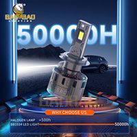 Phares LED de voiture 300W 240W H1 H4 H7 H8 H11 9005 9006, ampoules haute puissance IP68 étanches et durables pour voitures