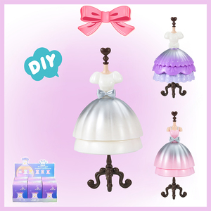 JinYing - Juguete de Vestir de Princesa para Niñas, Vestido de Noche, Mini Falda, Muñecas, Disfraces de Baile para Niñas - Product Image 3