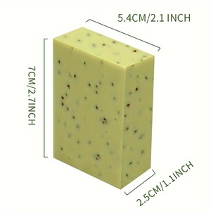 Jabón Artesanal Hidratante y Nutritivo con Ingredientes <span class=keywords><strong>100</strong></span>% Orgánicos y Naturales, Aceite Esencial Iluminador y <span class=keywords><strong>Glicerina</strong></span> para Baño - Product Image 3