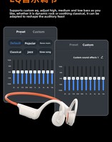 Casque de sport à conduction osseuse à bas prix, tour de cou, pour gaming, avec suppression du bruit ENC, étanche IPX5, longue autonomie de batterie
