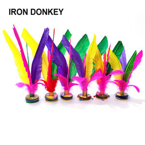 IRONDONKEY extérieur jouet volant chinois fait volant coups de pied exercices jambe force musculaire corps flexibilité Jianzi - Product Image 1