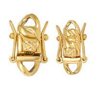 Fermoir de chaîne cubaine en acier inoxydable 18K Bijoux Collier Bracelet Accessoire Fermoir