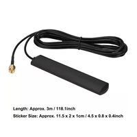 Antenne de voiture 4G de haute qualité 5DBI pour SMA Patch 3 mètres RG174 câble d'extension matériel en caoutchouc WiFi connectivité Communication