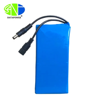 Batterie au lithium personnalisée DTP Solid State 18650 12V 12Ah Soft Pack, grande capacité avec sortie CC, module d'alimentation 500 cycles