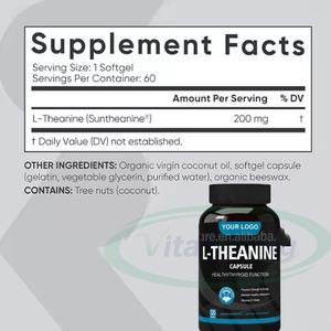 VitaSpring OEM L teanina tè verde estratto vegetale pillole integratore di magnesio 500mg L-teanina capsule - Product Image 4