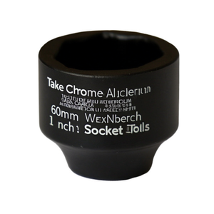 Llave de vaso hexagonal de cromo molibdeno de 60 mm con accionamiento de 1 pulgada - Product Image 2