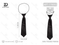 Cravate élastique 6,5*28cm noire pour usage quotidien décontracté - Product Image 3