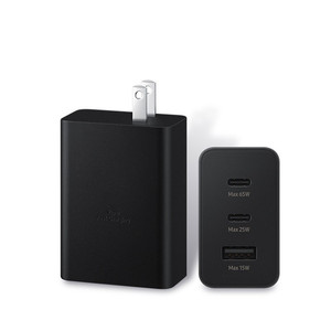 Pd <span class=keywords><strong>65W</strong></span> 3-พอร์ต USB C Super Fast Charger ของแท้ EP-T6530 Type-C PD อะแดปเตอร์แปลงไฟ <span class=keywords><strong>Trio</strong></span> สำหรับ <span class=keywords><strong>Samsung</strong></span> Galaxy S22 S23 ultra - Product Image 2