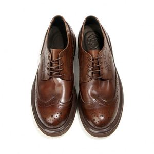 Chaussures en cuir véritable pour hommes, de haute qualité, tendance, décontractées, antidérapantes, respirantes, légères, à semelle épaisse - Product Image 5