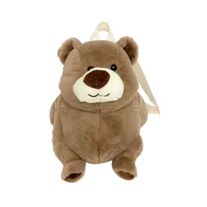 New Arrival Fatty Dinosaur Bear Backpack Stuffed Animal Plush Duck Piggy Shoulder Bag