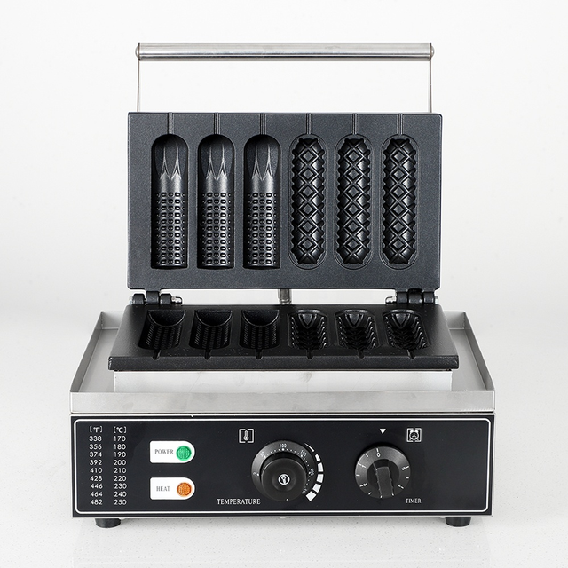 Commercial Waffle Maker Electric Waffle Maker Machine Temperature and Time Control Waffle Machine