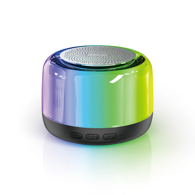 OEM Promotional Gift RGB Subwoofer Speaker 3D Stereo Surround Sound Audio Outdoor Portable Mini Wireless Bluetooth 5.3 Speaker