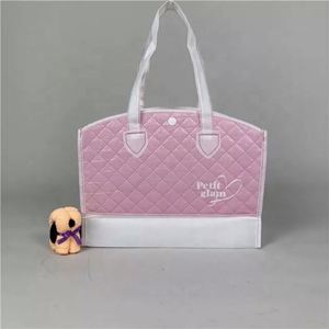 ถุงผ้าแคนวาสสีชมพูสำหรับเป็นของขวัญถุงผ้าที่ไม่ผ่านการถักรีไซเคิลถุงผ้าโพลีเอสเตอร์เป็นมิตรต่อสิ่งแวดล้อมแบบพับได้ - Product Image 2