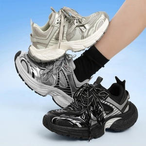 Zapatillas Deportivas Casuales con Parte Superior de Malla Transpirable, Suela Gruesa Antideslizante y Duradera, Comodidad Durante Todo el Día, OEM/ODM, Personalizables - Product Image 1