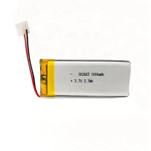 Commercio all'ingrosso Piatto li-batteria ai polimeri di 602663 1000mah 3.7v lipo batteria per prodotti di bellezza - Product Image 5