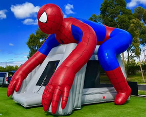Maison de rebond commerciale de haute qualité château gonflable <span class=keywords><strong>Spiderman</strong></span> rebondissant avec toboggan - Product Image 5