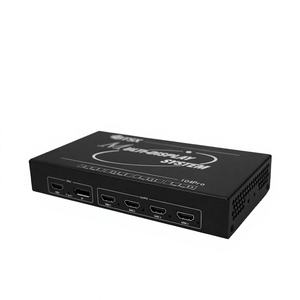 Controlador de Video Wall Multipantalla 4K60 con <span class=keywords><strong>HDMI</strong></span> <span class=keywords><strong>2.0</strong></span>, <span class=keywords><strong>DP</strong></span> <span class=keywords><strong>1.2</strong></span>, 4 Entradas <span class=keywords><strong>HDMI</strong></span>, 1 Salida <span class=keywords><strong>HDMI</strong></span>, Selector EDID, HDCP2.2, Extracción de Audio - Product Image 1