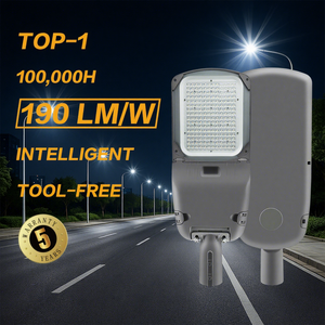 Luminaire de rue moderne et élégant pour l'extérieur, en aluminium moulé sous pression, IP66, à haut lumen, LED - Product Image 1