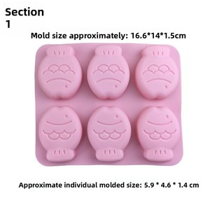 Stampo in silicone alimentare per bambini, a forma di orsetto dei cartoni animati, per caramelle gommose, cioccolato, Baozi, torte, budini, gelati e torte al vapore domestiche - Product Image 2