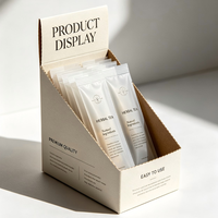 Boîte de présentation en papier kraft écologique personnalisable pour le sucre et les produits alimentaires avec logo personnalisé et emballage de vente au détail