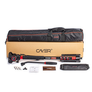 Bộ Máy Quay Đơn Sắc Đa Chức Năng Bằng Nhôm Cayer FP34DVH4 Với Đầu Lỏng Cho Máy Ảnh Kỹ Thuật Số SLR <span class=keywords><strong>DSLR</strong></span> - Product Image 6