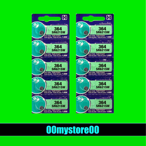 Pour <span class=keywords><strong>Sony</strong></span> Original 1.55V pile de montre en oxyde d'argent 364 <span class=keywords><strong>SR621SW</strong></span> AG1 pile bouton fabriquée au japon - Product Image 2