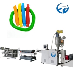 Machine de fabrication de tubes ondulés à paroi simple haute vitesse Fullwin avec logo 3D en PP PE PVC PA pour jouets en plastique - Product Image 1