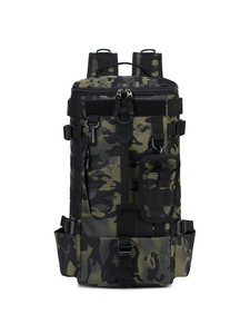 Mochila de Senderismo Impermeable de Gran Capacidad, Material Oxford, con Cierre, Bolsillo en el Pecho, Separación para Objetos Húmedos y Secos, Multifuncional, para Exteriores - Product Image 4