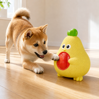Jouet pour chien en latex qui couine, adorable jouet à mâcher en forme de poussin pour petits et moyens chiens