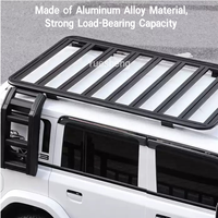 Für Chery Icar V23 Aluminiumlegierung 4x4 Querträger Auto-Dachgepäckträger Gepäckkorb Dachplattform Gepäckträger Außenzubehör
