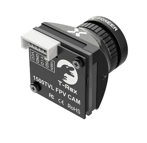 Cámara Foxeer T-Rex 1500TVL Super 4:3/16:9 PAL/NTSC Conmutable de Baja Latencia 19*19mm para Drones de Carreras, Venta al Por Mayor - Product Image 1