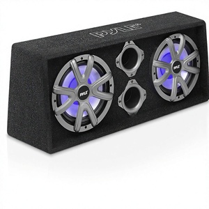 Fournisseur vérifié KH Original Système de caisson de basses double de 10 pouces - Boîtier de subwoofer audio à montage fin de 500 watts - Product Image 1