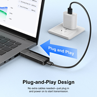 Émetteur et récepteur HDMI sans fil 50M, kit d'extension audio et vidéo HDMI sans fil 1080p, convertisseur de mise en miroir de l'écran de la télévision
