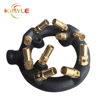 XINYUE JB10 Kompor Gas Multi-Cooker Berbahan Besi Cor Tugas Berat, Dapat Dikendalikan Melalui Aplikasi, 10 Tungku, Portabel, Untuk Penggunaan Komersial, Rumah Tangga, dan Luar Ruangan