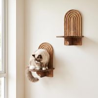 Étagères murales pour chats, pour gagner de la place, stables et sûres, peignables, pré-percées, étagère de repose pour grands chats