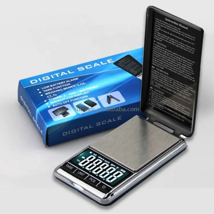500g 0.01g Electronic Weight Diamond Balance Precision Portable Pocket digital Scales Jewelry weighting with backlight