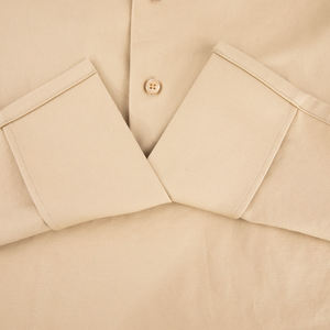 Camisa de Trabajo Holgada y Corta con Cuello Cubano, Camisa Personalizada de Manga Corta con Botones para Hombre - Product Image 4