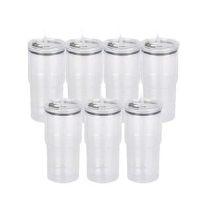 Gobelet isotherme double paroi en plastique de grande capacité (40 oz) avec poignée pour les longs trajets en voiture - Product Image 4