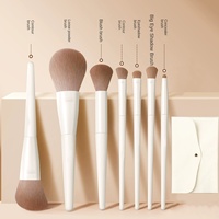 Ensemble de pinceaux de maquillage professionnels de luxe, 12 pièces, poils synthétiques, pinceau pour fond de teint, poudre, anticernes, fard à paupières, pinceau pour le visage