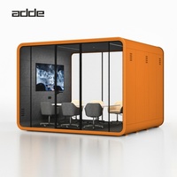 Cabines de travail individuelles modernes en aluminium, cabines téléphoniques, cabines de bureau acoustiques portables insonorisées, cabines d'enregistrement pour salon