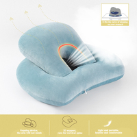 Oreiller de sieste multifonctionnel en fibre PP pour salle de classe et bureau, idéal pour l'école, le bureau et les voyages en avion, tricoté et doux