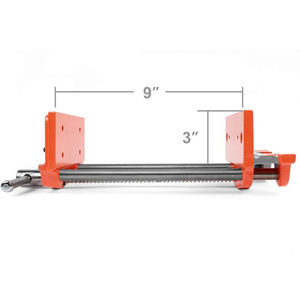 Jorgensen 27091 Medium Duty Woodworker's Vise, Orange, Grey, 9-Inch by 7-Inch <b>Table</b> Vises Work <b>Clamp</b> - Product Image 4