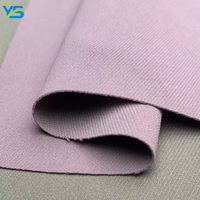 Tissu Sergé Teint 100% Polyester Morgan 270 GSM de Luxe Respirant et Doux pour Costumes et Pantalons d'Affaires