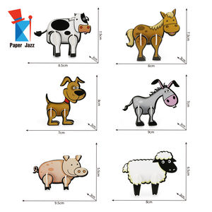 <span class=keywords><strong>Puzzle</strong></span> 3D créatif à assembler soi-même, animaux pour enfants de 4 à 8 ans, tout neuf, puzzles 3D en forme d'animaux - Product Image 1