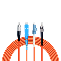Cordon de brassage fibre optique FTTH multimode simplex LC/SC/FC/ST APC UPC à prix d'usine avec longueur personnalisée