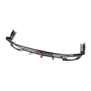 Diffusore Posteriore in Vera Fibra di Carbonio Stile A con Luce Freno LED per <span class=keywords><strong>Audi</strong></span> <span class=keywords><strong>A4</strong></span> B9.5 S4 <span class=keywords><strong>Sline</strong></span> 2021-2024, Splitter per Paraurti Posteriore - Product Image 2
