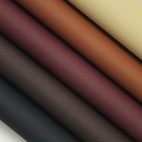 Grain de litchi en cuir, cuir synthétique pvc pour tapis de sol de voiture et décoration intérieure